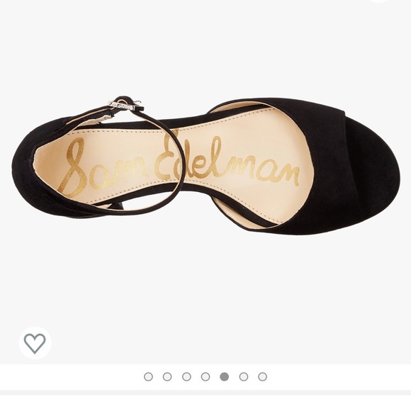 Sam Edelman Sussie black block heel sandals - Picture 6 of 12